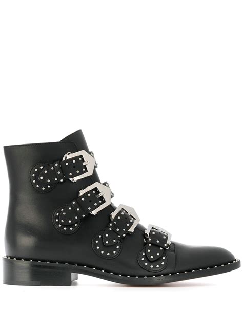 givenchy studded buckled boots farfetch|Givenchy Studded Buckled Boots .